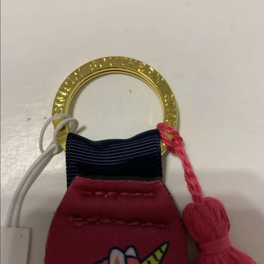 Simply Southern Preppy Unicorn Key Fob - Picture 6 of 8